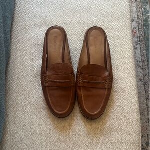 Madewell Brown Leather Slip-On loafer